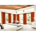 thumbnail image 2 of Bedroom Blackout Curtain 95" length Brick Color for Large Window Sliding Door 2 panels Blocking Sunlight Grommets Top Adam, 2 of 3