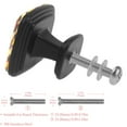 thumbnail image 3 of 4 Pcs Square Cabinet Handle Drawer Pulls Acorns Knobs with Screws Furniture Office Cabinet Knob Decoration, 3 of 7