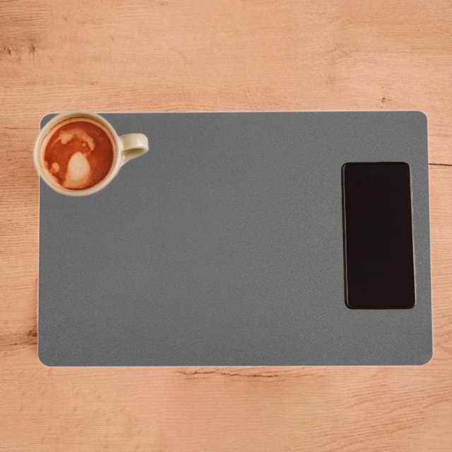 Fiudx Ofertas de la semana Camino de mesa moderno y hermoso, manteles individuales de cuero de doble cara, estilo occidental, tapetes aislantes del calor para el hogar