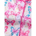 thumbnail image 4 of Angala 2 Piece Outfits For Girls Collared Short Sleeve Butterfly Print Sleepwear With Shorts Set Girls Autumn Daily Wear Clothes, 4 of 8