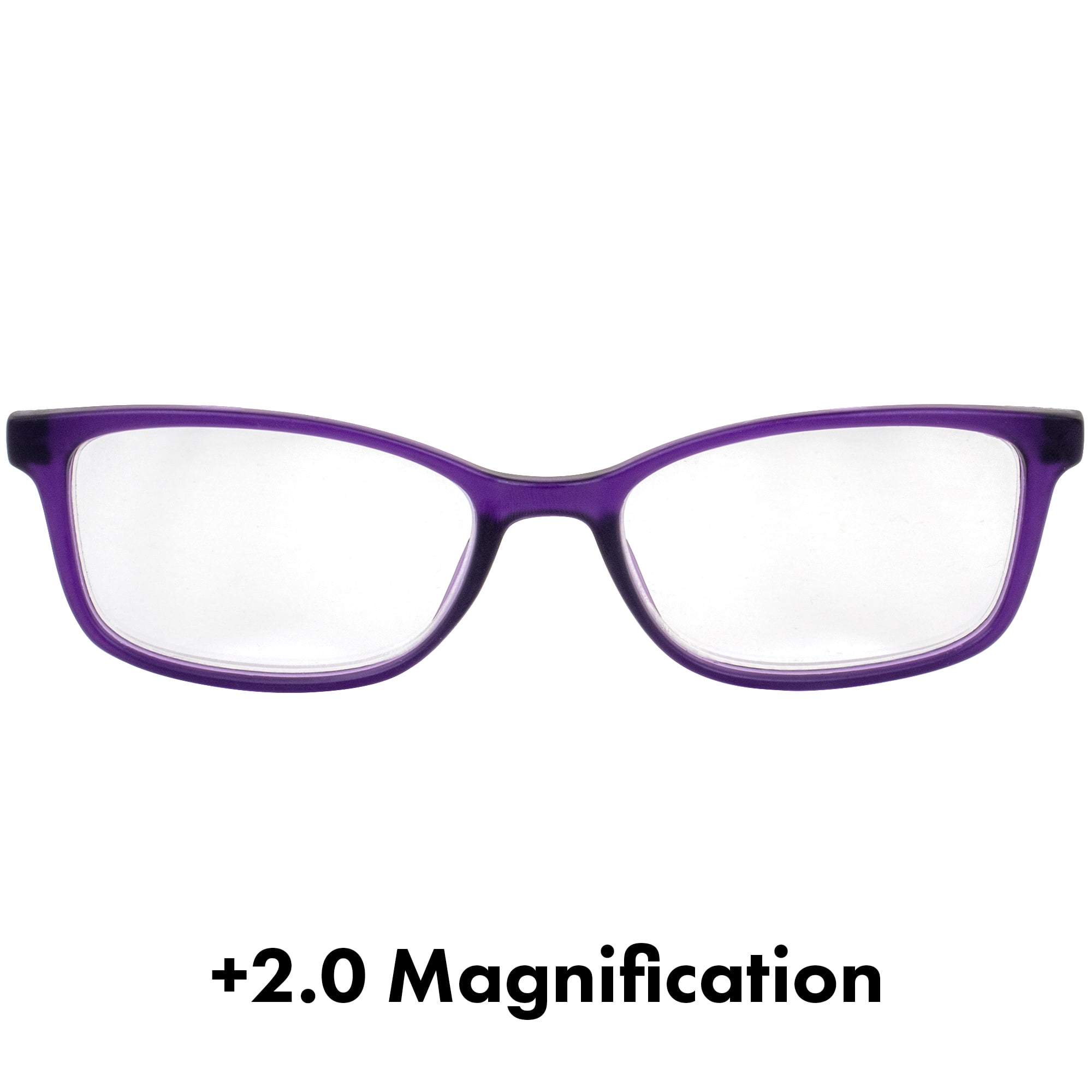 placebo ➠➠6.0【36.15 CL】⬅⬅ Birdz BPA Free Non Carcinogenic Readers Purple Frame Clear
