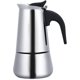thumbnail image 1 of Cafetera italiana portátil, cafetera de acero inoxidable, cafetera espresso Moka clásica para el hogar y la oficina (2 tazas de 100 ml), 1 of 1