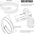 thumbnail image 4 of Jinsinto6 Pcs Arm Cuffs, Upper Arm With Cuff Bracelets,adjustable Armband Set, 4 of 5