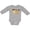 AC-Heather Grey, variant on Inktastic Cute Sloth, Little Sloth, Baby Sloth, Lazy Sloth Boys or Girls Long Sleeve Baby Bodysuit