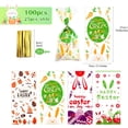 thumbnail image 4 of Naler 100 Count Easter Cellophane Treat Bags with Twist Ties Plastic Goody Bags for Kids Party Favor, 4 of 7