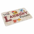 thumbnail image 4 of Laundry Room Door Mat Indoor Outdoor,Rustic Farmhouse Washing Machine Clothes Non Slip Welcome Mat with Rubber Backing,Absorbent Fabric Front Door Mats Entryway Rug for Home Patio Entrance 20"x31.5", 4 of 9