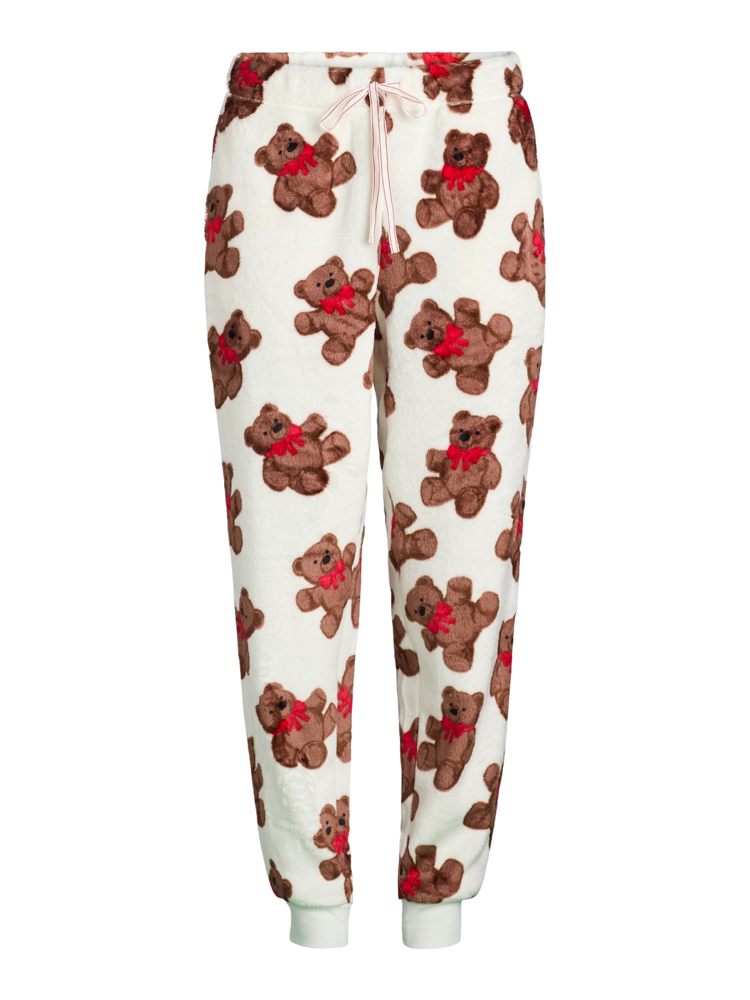 Joyspun Women's Plush Sleep Jogger Pants, Sizes XS-3X