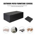 thumbnail image 4 of Cubre Muebles de Jardín Impermeable y Antipolvo con Cordón Ajustable, Hecho de Tela Oxford 210D, Ideal para Proteger Mesas y Sillas al Aire Libre, Tamaño 123x123x74cm, Fácil de Colocar y Guardar., 4 of 6