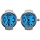 thumbnail image 1 of EeaseMX 2 relojes de cuarzo para llevar en los dedos, relojes creativos con forma de anillo, mini accesorios para mostrar la hora para mujeres y hombres (azul), 1 of 7