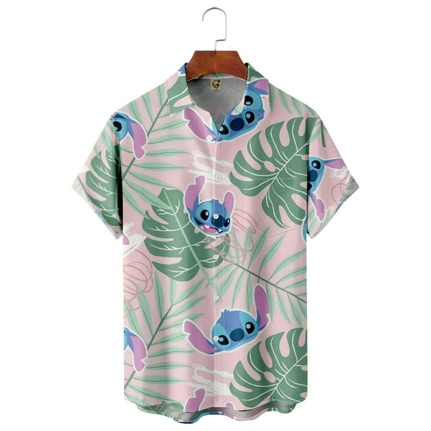 Disney Stitch Hawaiian Shirt, Funny Stitch Beach Shirt, Movies Lilo