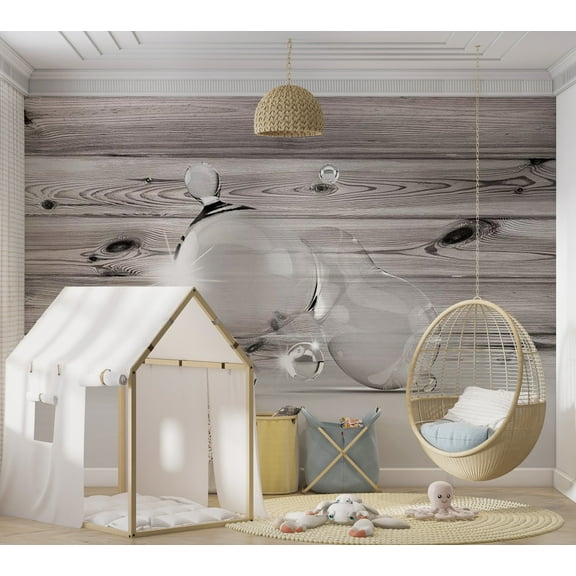 Tiptophomedecor Background & Patterns Wallpaper Wall Mural - Light In Drops Of Water