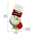 thumbnail image 3 of Ganfancp Árbol de Navidad Decoración Bolsa de Regalo Calcetines Caliente Navidad Santa Claus Muñeco de Nieve de Punto Casa Decoración Fiesta Colgante Ofertas Flash 1* Medias de Navidad, 3 of 6