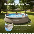 thumbnail image 4 of Funsicle Quickset 12’ x 36” Round Inflatable Top Ring Above Ground Swimming Pool Set, 4 of 7