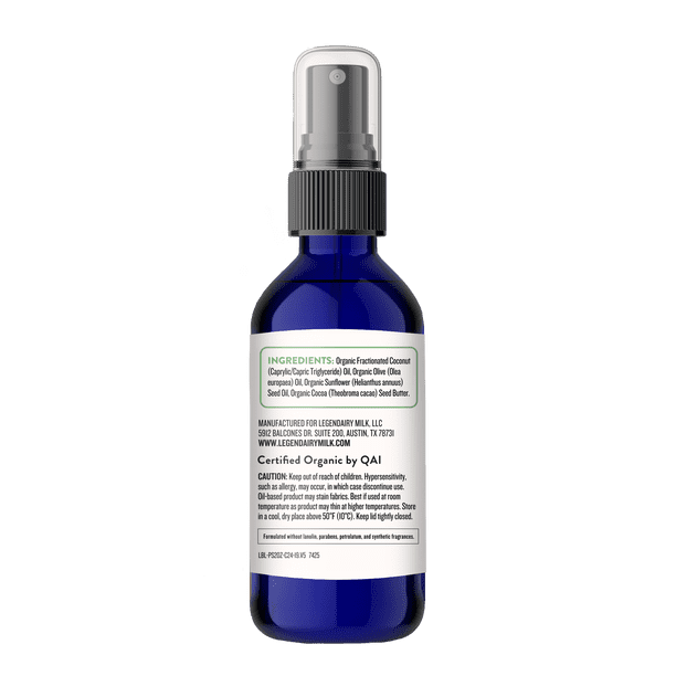 Legendairy Milk Pumping Spray, Natural Lubricant for Breast Pump