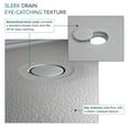 thumbnail image 3 of Transolid FSL3636C-02 36-in x 36-in Cast Solid Surface Low Profile Shower Base with Concealed Center Drain, Cameo, 3 of 7