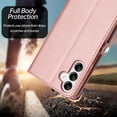 thumbnail image 2 of For Samsung Galaxy A35 5G / SM-A356 Full Body Cover Protective Shockproof Card Slot Flap Folio Stand Leather Wallet Pouch Case Cover Red, 2 of 6