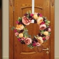thumbnail image 3 of 2pcs 12 In Wreath Hanger - Metal Wreath Holder - Door Hook for Xmas Easter Spring Wreath - Front Door Hanger White, 3 of 5