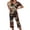 Army Green, variant on 4th of July Women's Pajama Set 2 Pieces Soft Comfy Pajamas Red Blue Flag and Star Print Short Sleeve Capri Pants Pjs Set with Pockets