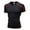Black Red, variant on Men's Cool Dry Compression Baselayer Short Sleeve T-Shirt