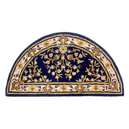 Minuteman International Blue Oriental Hearth Rug Walmart Com