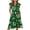 Leaf, variant on Yuyamidu Women's Easter Dresses Summer Dresses for Women 2026 Loose Ruffle Flutter Sleeve V Neck Tiered Swing Casual A Line Mini Beach Dress with Pockets Bunny Pink, Size S