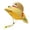 Yellow, variant on VeToyBs Kids Sun Hat With Fan UPF 50 Outdoor Summer Cap Lightweight Breathable Adjustable For Boys And Girls
