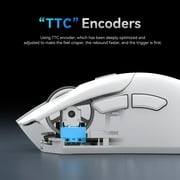 ATTACK SHARK R1 59g SUPERLIGHT Gaming Mouse, PixArt PAW3311 Gaming Sensor, BT/2.4G Wireless/Wired