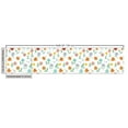 thumbnail image 3 of Ambesonne Bohemian Fabric by the Yard Upholstery, Ethnic Various Flowers Art, 2 Yards, Persian Orange Pale Teal, 3 of 5