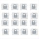 thumbnail image 1 of Para Q5 Max+/Q5 Pro+/S8 Pro Ultra/S8+/S7 Pro Ultra/S7 MaxV/Max Ultra/+/ Max+ Repuestos para Bolsas de Polvo 16 Piezas, 1 of 5