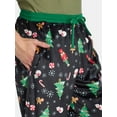 thumbnail image 4 of Holiday Time Men's Christmas Fleece Jogger Sleep Pants, Festive Print Knit Pajama Bottoms, Sizes S-3XL, 4 of 5