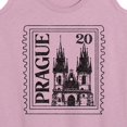thumbnail image 3 of Instant Message - Prague Postage Stamp - Women's Racerback Tank Top, 3 of 6