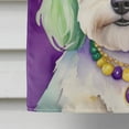 thumbnail image 4 of Coton de Tulear King of Mardi Gras House Flag 28 in x 40 in, 4 of 5
