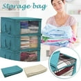 thumbnail image 7 of Large Capacity Home Closet Storage Bags Clothes Container Bag Foldable Pouches Home Organizer With Zipper Home Space Saver, 7 of 7