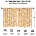 thumbnail image 2 of Blackout Kids Curtains,Corgi Dog and Footprints Childrens Insulated Curtains Set Of 2,Bedroom Essentials,Toddler Room Decor 42"x54"(106x137cm), 2 of 4
