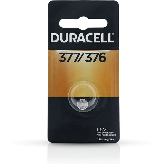Duracell Silver Oxide Battery Watch/Electronic 1.5 Volt 377 1 Each (Pack of 6)