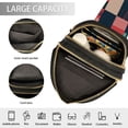 thumbnail image 3 of FORMRS Womens Crossbody Sling Bag Travel Daypack Shoulder Chest Backpack, Red Teal Plaid, 3 of 7