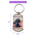 thumbnail image 5 of Democratic Poodle Making Woof Count Election 2024 Stainless Steel Keychain Poodles Dog Lover Gifts Idea Collar Charm Tag Keyring - 01001, 5 of 5