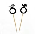 thumbnail image 3 of Darling Souvenir, Wedding Engagement Ring Cupcake Toppers, Party Dessert Decorations - Pack Of 20, 3 of 3
