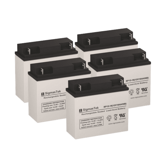 UPS12-18 UPS Battery - Set of 5