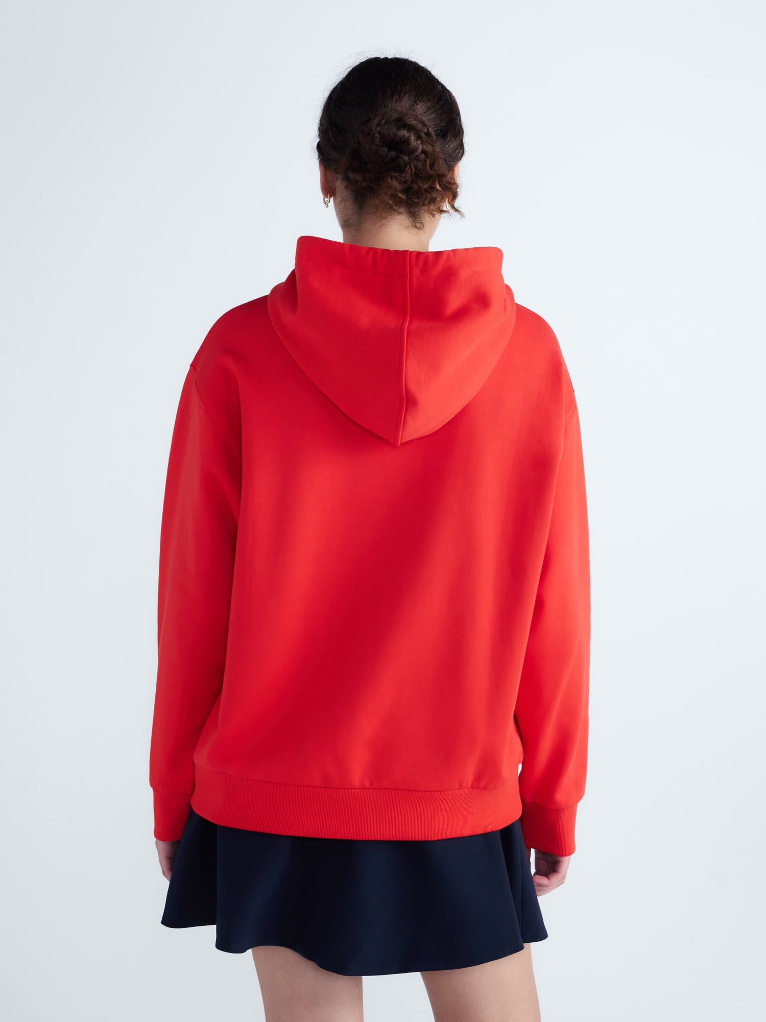 Free Assembly Women's and Women's Plus French Terry Pullover Hoodie with Long Sleeves, Sizes XXS-4X