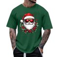 thumbnail image 1 of Tops para hombre, blusas y camisas de manga corta con cuello redondo para hombre, camiseta informal con cuello redondo y estampado para hombre, blusa de manga corta, blusa de poliéster para hombre, 1 of 4