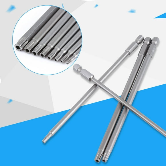 Star Head Bit, 150mm 8pcs Screwdriver Bits, S2 Steel Star Head Screwdriver Set Bits Hand Tools Screw Driver Set for, Screwdrivers