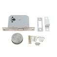 thumbnail image 1 of Juego de cerradura para puerta cortafuego de entrada invisible plateada perfecl incluye Cilindro de cerradura y sujetadores kit para instalación Cilindro de acero, 1 of 7