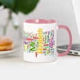 thumbnail image 4 of CafePress - Word Art From Jane Austen's Pride And P Mug - 11 oz Ceramic Mug - Novelty Coffee Tea Cup, 4 of 6