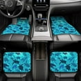 thumbnail image 6 of Sikiie World Turtle Day Car Foot Mat Set of 4 Pieces Basics Universal Fit Rubber Carpet Floor Mats For Car SUV Van & Truck, 26.8"L x 17.3"W (Front), 13"L x 17.3"W(Rear), 6 of 6