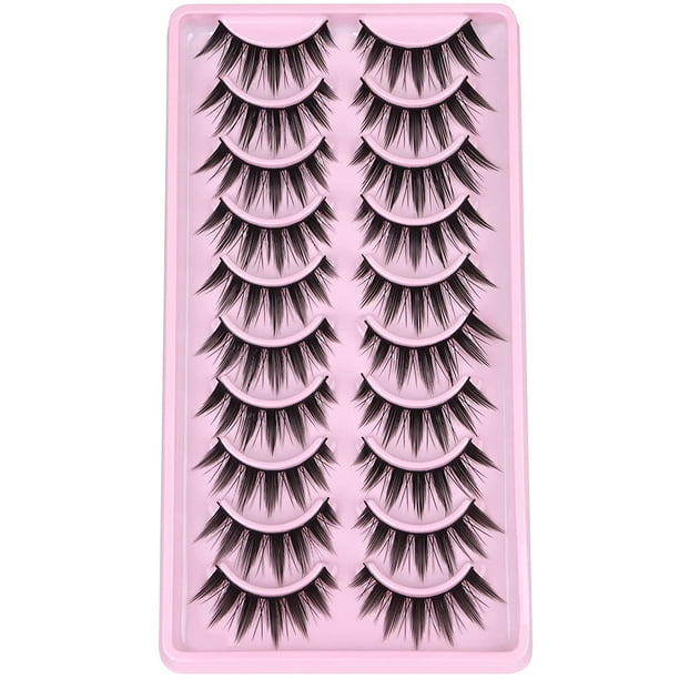 False Eyelashes Manga Lashes Wet Eyelashes Japanese Styles Spiky Lashes