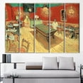 thumbnail image 6 of Vincent Home Decor Canvas, Home Decor Artwork, Billiards Table Wall Art, The Night Cafe by Home Decor, Home Decor Cafe Canvas Art, Canvas Wall Decor - Rolled Canvas, 6 of 9