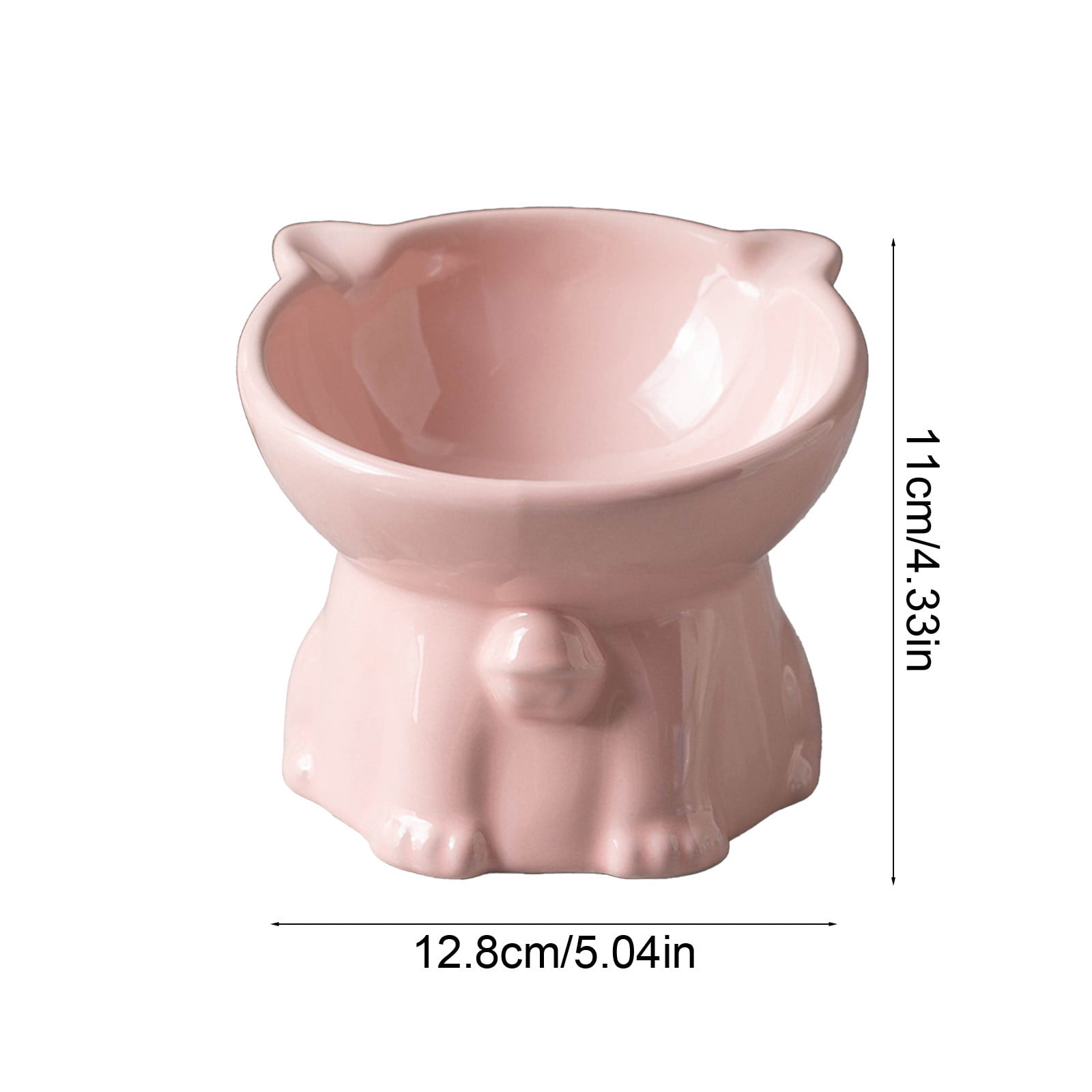 Elevated Cat Food and Water Dish Pet Bowl,Cat Food Dish Ceramic Cat Dishes for Food,Pet Bowls Dog Food and Water Bowl,Cat Must Haves for Indoor Cats