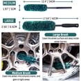 thumbnail image 3 of GFDYREE Professional 4 Pack Long Handle Wheel Brush Kit for Cleaning Wheel and Tire- 2X Soft Wheel Woolies Cleaning Brush, Detailing Brush and Stiff Tire Brush, Bendable& Durable Wheel Rim C, 3 of 6