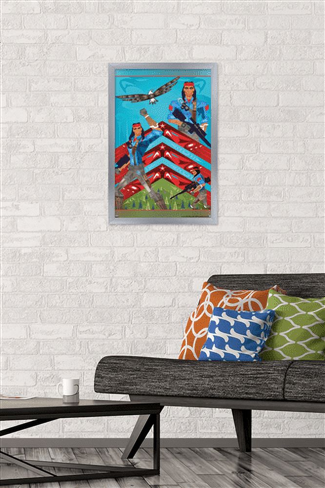 G.I. Joe - Spirit Wall Poster, 14.725" x 22.375", Framed